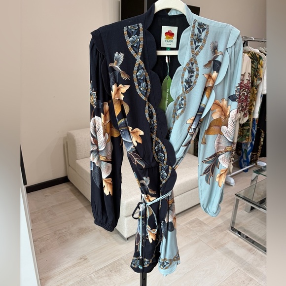 Farm Rio: Mixed Snake Garden Wrap Wavy
Mini Dress - Picture 11 of 11